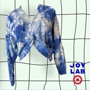 JoyLab Reversible Tie-Dye Twist Top